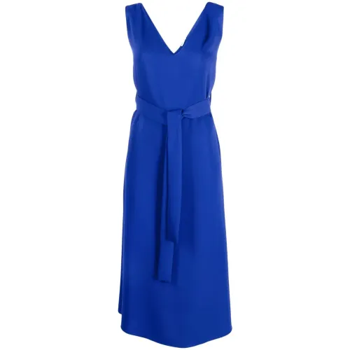 P.a.r.o.s.h. , Parosh Dresses Blue ,Blue female, Sizes: