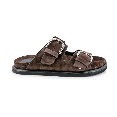 P.a.r.o.s.h. , Parosh Flat shoes Brown ,Brown female, Sizes: