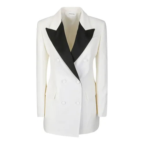 P.a.r.o.s.h. , Stylish Jacket ,White female, Sizes: