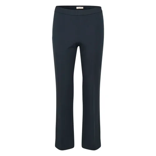 Part Two , Classic Straight Leg Trousers ,Blue female, Sizes:
