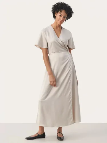 Part Two Ellianna Wrap Maxi Dress - Oatmeal - Female