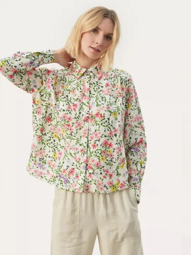 Part Two Elvera Ecovero Floral Long Sleeve Shirt - Multi - Female