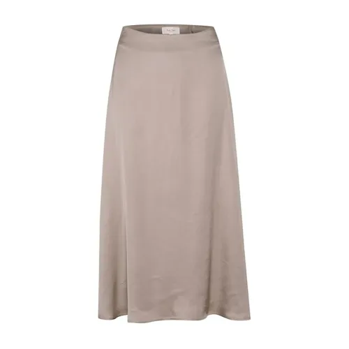 Part Two , Feather Gray Lilyannpw SK Skirt ,Gray female, Sizes: