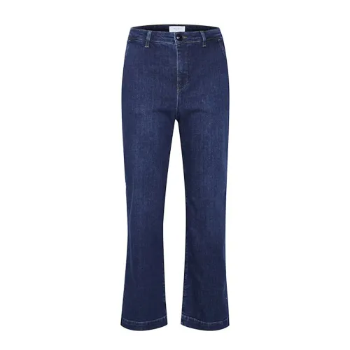 Part Two , Flared Jeans ,Blue female, Sizes: