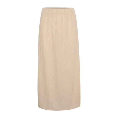 Part Two , Gold Shimmer Skirt Ellisonpw 30308500 ,Beige female, Sizes: