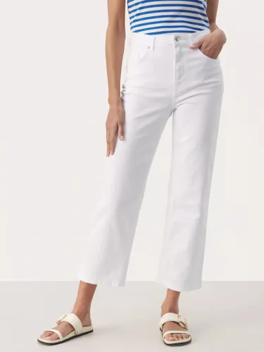 Part Two Judy Straight Legs High Waist Jeans, Bright White - Bright White - Female