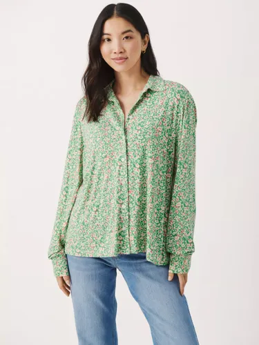 Part Two Sarona Floral Long Sleeve Shirt - Greenbriar - Female