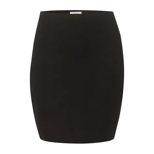 Part Two , Simple Black Skirt ,Black female, Sizes: