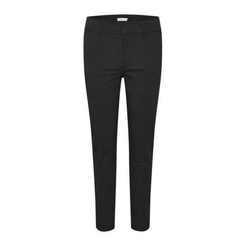 Part Two , Slim-fit Black Pants 30305570 ,Black female, Sizes:
