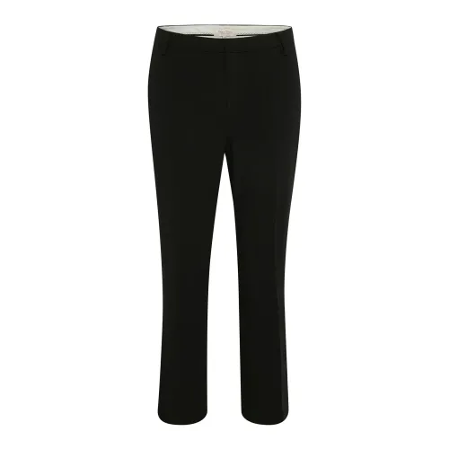 Part Two , Slim-Fit Black Pants 30307203 ,Black female, Sizes:
