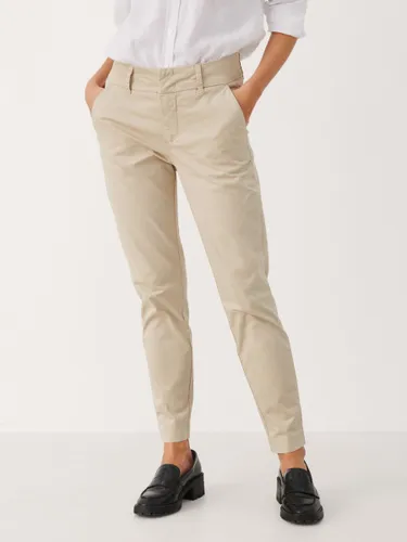 Part Two Soffys Cropped Trousers - White Pepper - Female