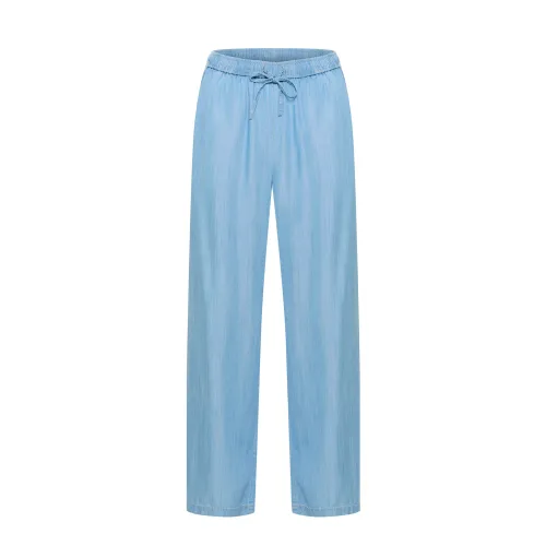 Part Two , Straight Trousers ,Blue female, Sizes: