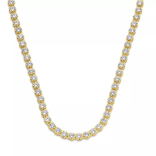 Parte Di Me Necklaces - Santa Maria della Base 925 sterling silver gold pl - gold - Necklaces for ladies