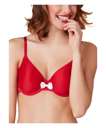 Passionata Womens Amoureuse T Shirt Spacer Bra - Red