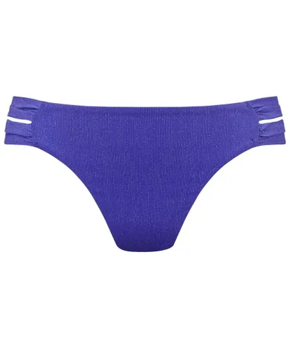 Passionata Womens Love Cut Out Bikini Brief - Purple Polyamide