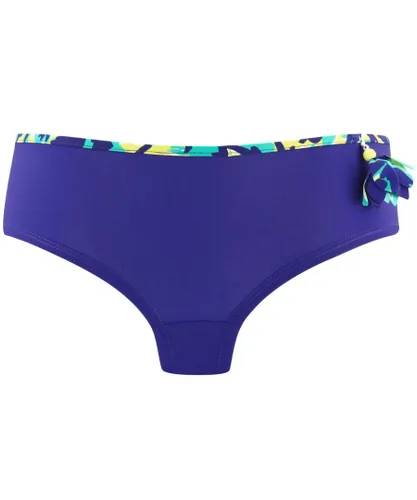 Passionata Womens Palmiers Short Bikini Brief - Purple Polyamide