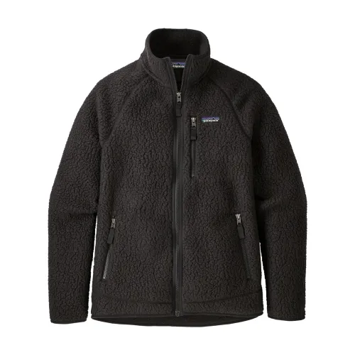 Patagonia , Retro Pile Jacket ,Black male, Sizes: