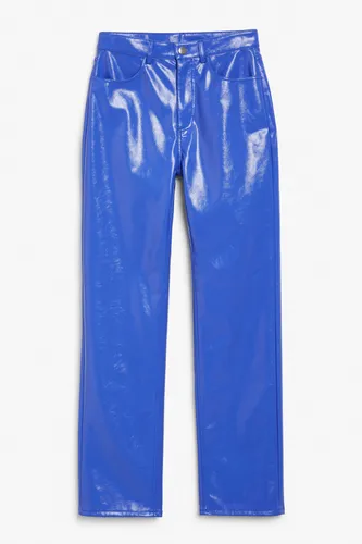 Patent trousers - Blue