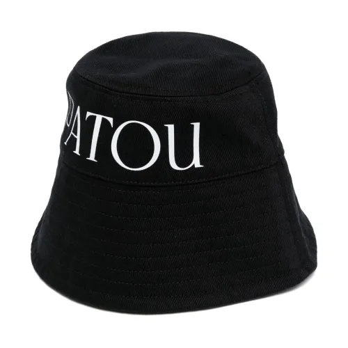 Patou , Black Bucket Hat ,Black female, Sizes: