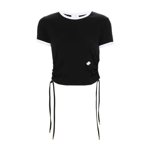 Patou , Black T-shirts and Polos ,Black female, Sizes: