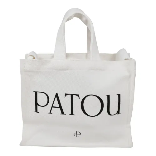 Patou , Cream Small Tote Bag ,Beige female, Sizes: ONE SIZE