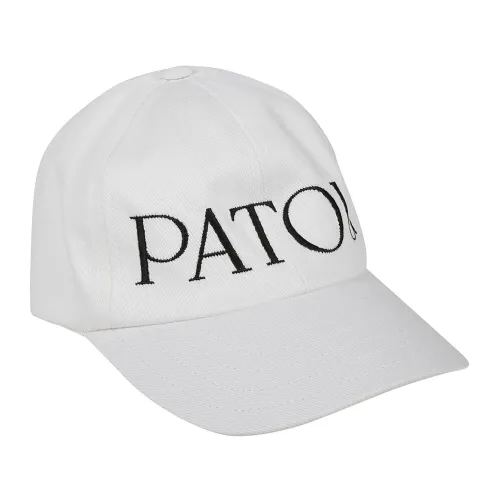 Patou , Cream Unisex Cap ,White female, Sizes: