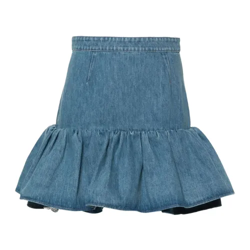 Patou , Patou Skirts Blue ,Blue female, Sizes: