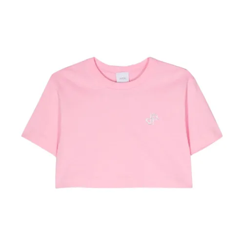 Patou , Patou T-shirts and Polos Pink ,Pink female, Sizes: