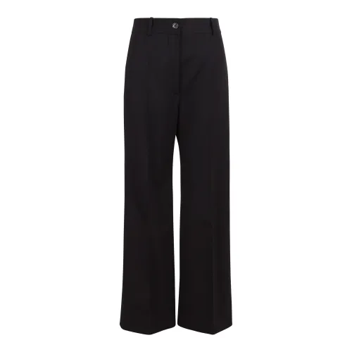 Patou , Straight Fit Techwool Trousers ,Black female, Sizes:
