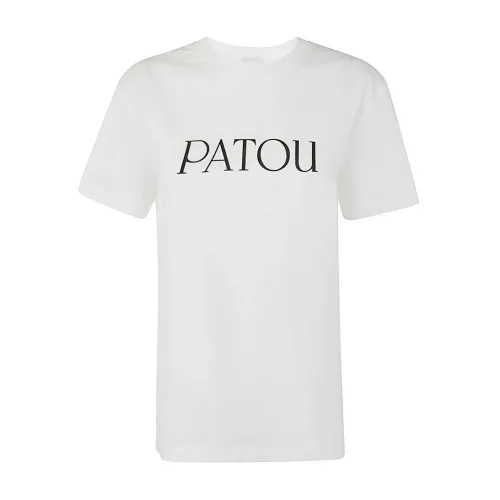 Patou , White Essential T-Shirt ,White female, Sizes: