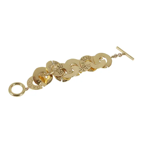 Patou , Women's Accessories Bracelets Metallic Ss23 ,Yellow female, Sizes: ONE SIZE