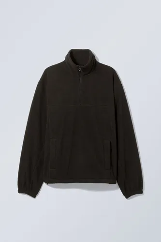 Patrik Fleece half-zip Sweatshirt - Black