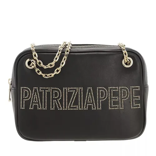 Patrizia Pepe Crossbody Bags - Fly Logo Studs Camera Bag - black - Crossbody Bags for ladies