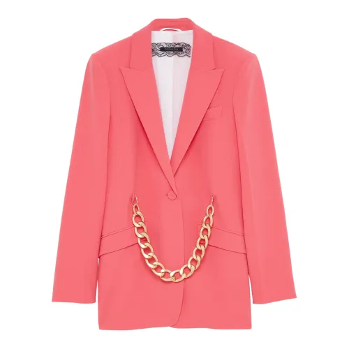 Patrizia Pepe , Elevate Your Wardrobe with this Stunning Blazer ,Red female, Sizes: