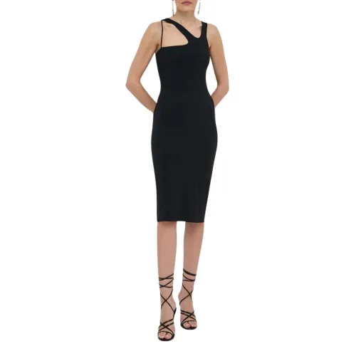 Patrizia Pepe , Essential Dress ,Black female, Sizes: