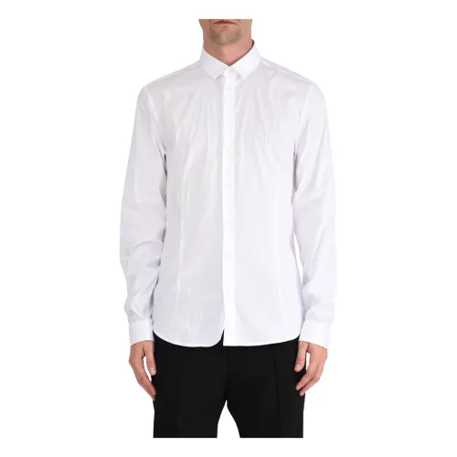 Patrizia Pepe , Formal Shirt - Classic Collar ,White male, Sizes: