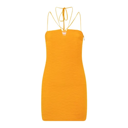 Patrizia Pepe , Short Dresses ,Orange female, Sizes: