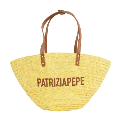 Patrizia Pepe , Tote Bags ,Yellow female, Sizes: ONE SIZE