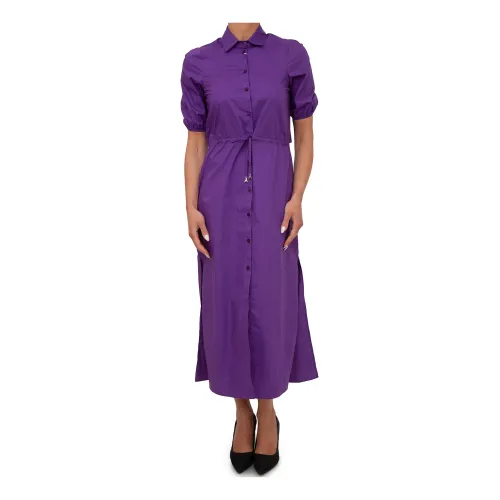Patrizia Pepe , Viola Dress - ABO Collection ,Purple female, Sizes: