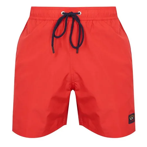 Paul And Shark Heritage Logo Trunks - Red