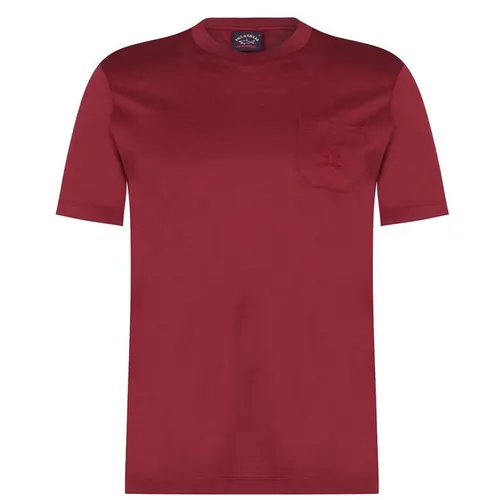 Paul And Shark Logo Pocket T-Shirt - Purple