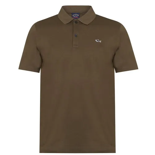 Paul And Shark Logo Polo Shirt - Brown