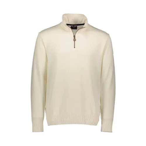 Paul & Shark , C0P1033 strik sweater ,White male, Sizes: