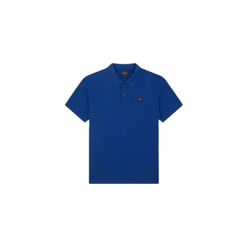 Paul & Shark , Cotton Beige Polo Shirt ,Blue male, Sizes:
