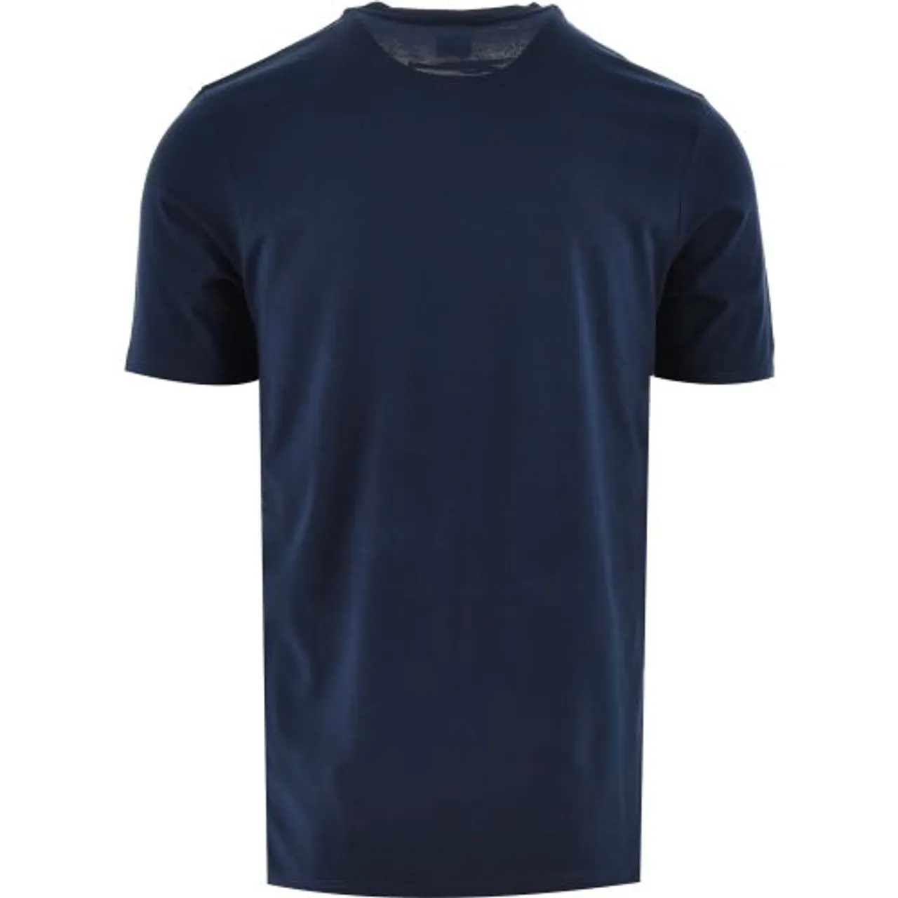 Paul & Shark Mens Blue Knitted Cotton Webbing T-Shirt