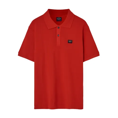 Paul & Shark , Polo Shirts ,Red male, Sizes:
