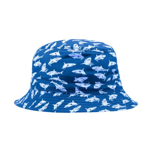 Paul & Shark , Shark Print Hat ,Blue male, Sizes: