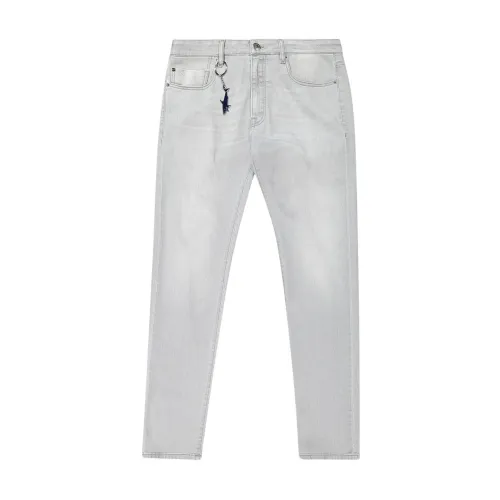 Paul & Shark , Slim-cut jeans ,Gray male, Sizes: