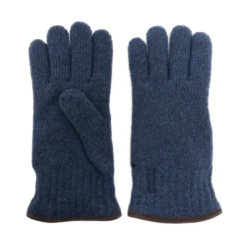 Paul & Shark , Warm Wool Gloves ,Blue male, Sizes: