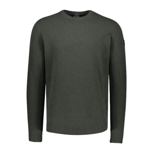 Paul & Shark , Wool Crewneck Sweater ,Green male, Sizes: